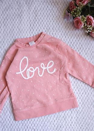 Свитшот на девочку 9/12 м 80 см