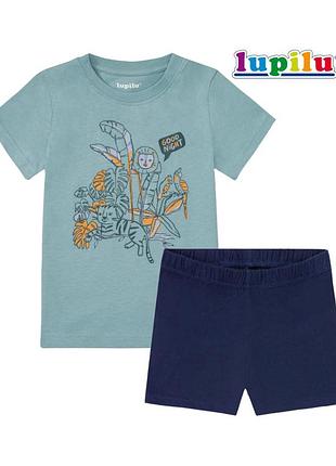 2 роки літня піжама для хлопчика бавовна хатній одяг трикотаж дитячий костюм футболка шорти