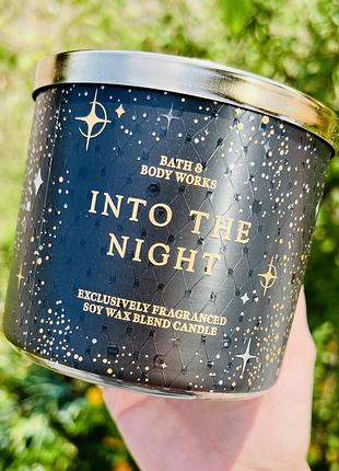 Свічка на 3 гноти into the night від bath&body works