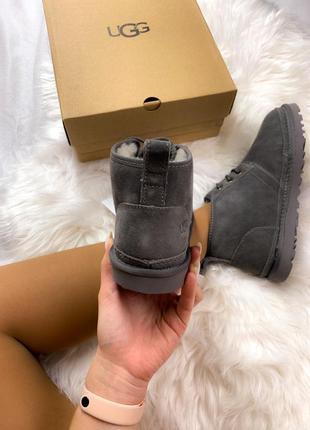 Ботинки женские угг 
ugg neumel gray3 фото