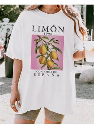 Футболка з лимонами