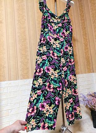 Женский комбинезон с брюками кюлотами