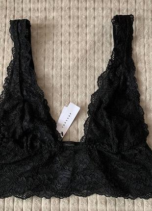 Кружевной бюстик topshop с этикеткой
