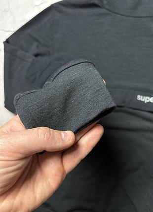 Super.natural alpine turtleneck merino blend hoodie size m black 10