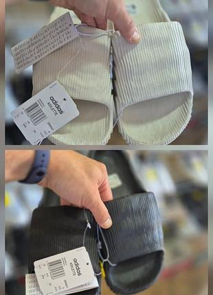 Мужские шлепанцы adidas adilette 22. цвет черный и бежевый.размеры 43, 44, 45. состояние новое.