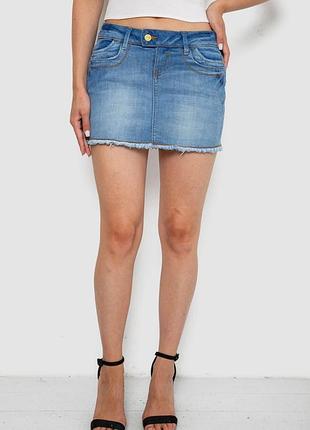 Юбка джинсовая цвет синий туркменистан
