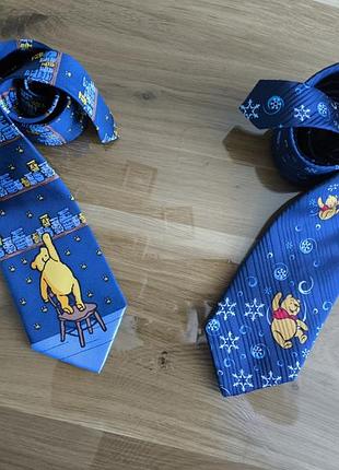Оригинальные галстуки disney winnie the pooh, 100% шелк, made in italy.