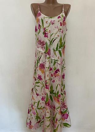 Красивое платье сарафан лён🔥