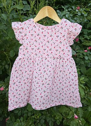 Платье летнее муслин хлопок