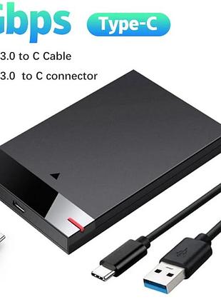Корпус 2,5 ssd, hdd, type-c, usb 3.0