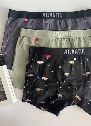 Чоловічі труси-боксери atlantic в наборах. оригінал!