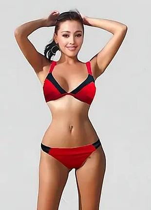 Купальник samegame, красный, р 50