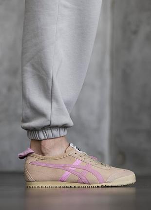 Кроссовки 1011B304 asics gell extite For 66 beige\pink