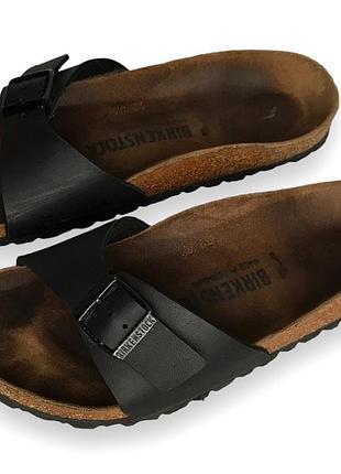 Birkenstock жіночі шкіряні сандалі босоніжки тапочки сланці