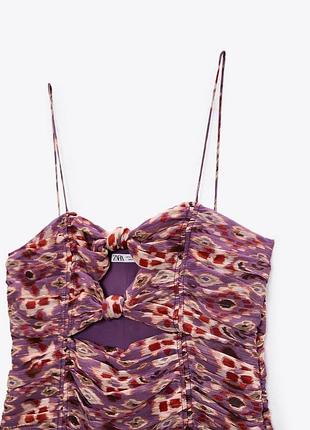 Стильное мини платье от zara 6