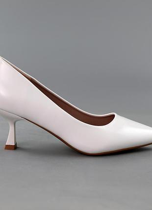 Туфли лодочки женские 591492 белые