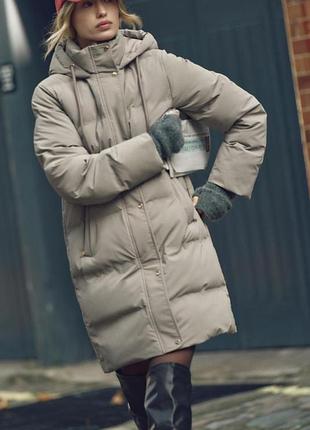 Куртка зимняя женская зара zara м, l