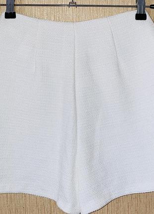 Біла спідниця шорти zara 7