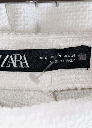 Біла спідниця шорти zara 10