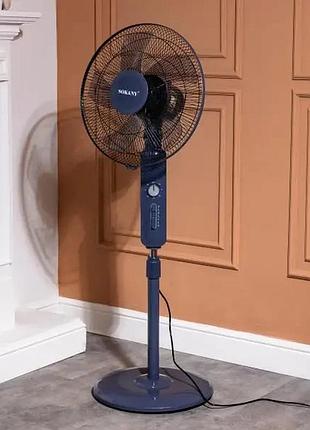 Вентилятор підлоговий sokany sk-19007 3 швидкості 5 лопатей
