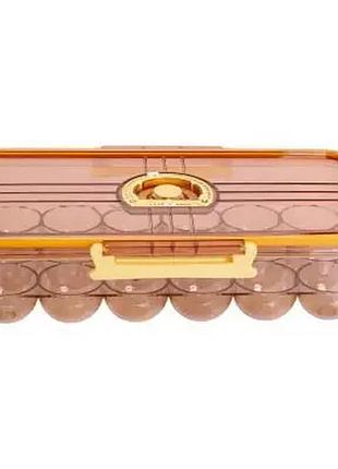 Контейнер-лоток для зберігання яєць 32.5*18*8 см, коричневий