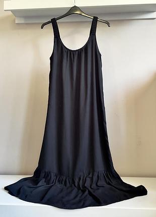 Натуральний,чорний сарафан