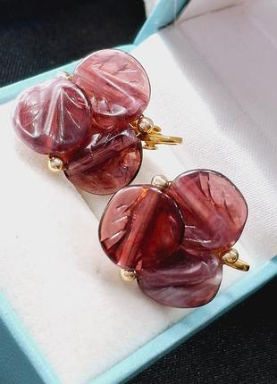 Отличные винтажные клипсы под камень