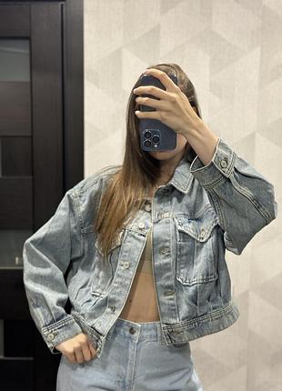 Джинсовка куртка reserved mango zara