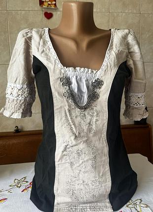 Вінтажна альпійська блуза з мереживом nockshtein trachten в стилі ретро вінтаж vintage stories