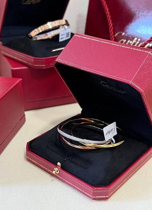 Подвійний браслет картьє преміум люкс