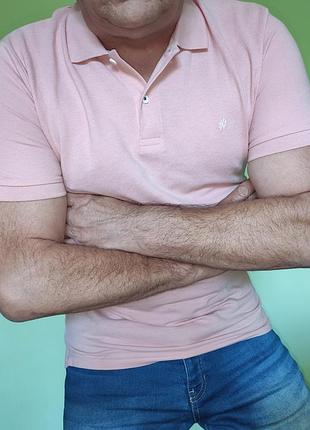 Новая сток стильная фирменная футболка тенниска поло бренд.jack&amp;jones.л