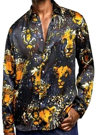 Мужская брендовая рубашка zara