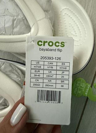 Crocs.  нові bayaband flip 2