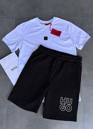Літній костюм hugo boss (футболка + шорти)