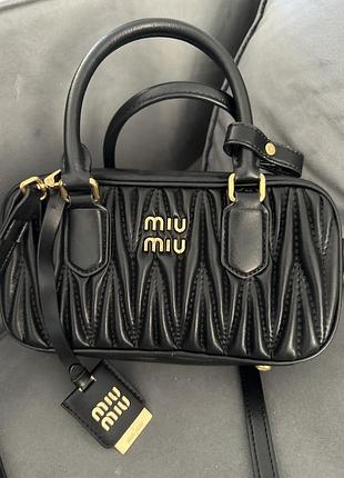 Сумка шкіряна miu