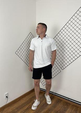 Біле спортивне поло charles norton