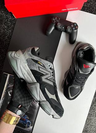 Мужские кроссовки new balance 9060 black grey