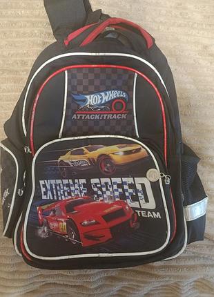 Рюкзак школьный kite hot weels для начальных классов