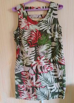 Сукня льон+віскоза 3