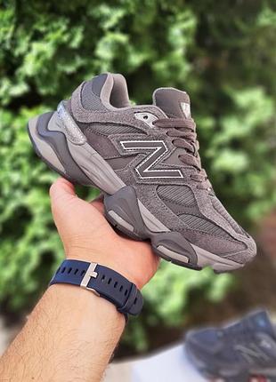 Кроссовки new balance 9060 темно серые