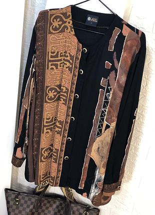 Длинная рубашка с разрезами элегантная натуральная рубашка