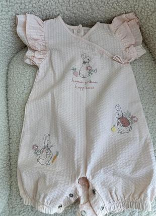 Ромпер комбинезон, на лето для девочки, 9-12мес