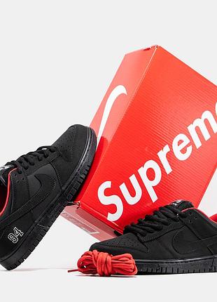 Кроссовки nike sb dunk x supreme