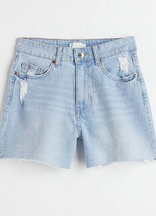 Шорты джинсовые h&m р.л