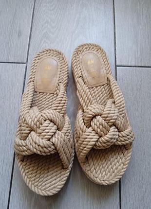 Шлепанцы женские h&amp;m летние 40 р.