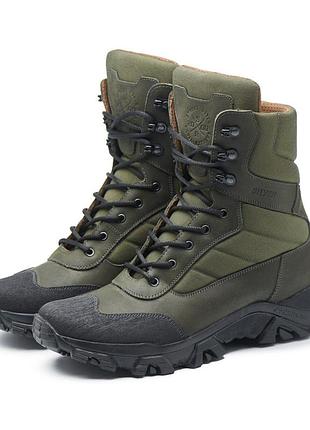 Справжні чоловічі тактичні берці, вологостійкі, водонепронекні колір хакі