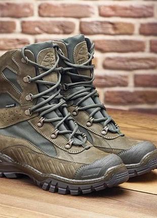 Зимові, справжні чоловічі тактичні черевики, берці, вологостійкі, водонепронекні 816-олива