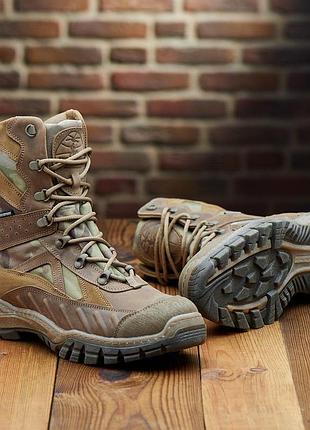 Зимові, справжні чоловічі тактичні черевики, берці, вологостійкі, водонепронекні, оліва