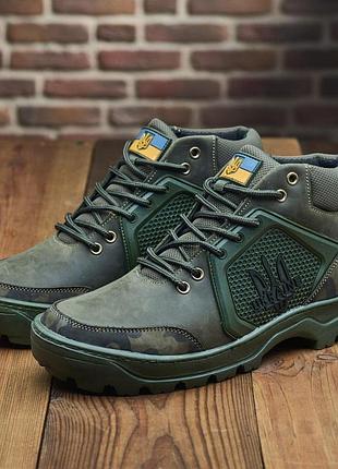 Справжні чоловічі тактичні черевики, берці, вологостійкі, водонепронекні на хутрі прошиті