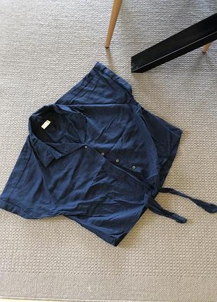 Блуза сорочка рубашка з льоном лляна льняная льном лён льна льону льон8 фото